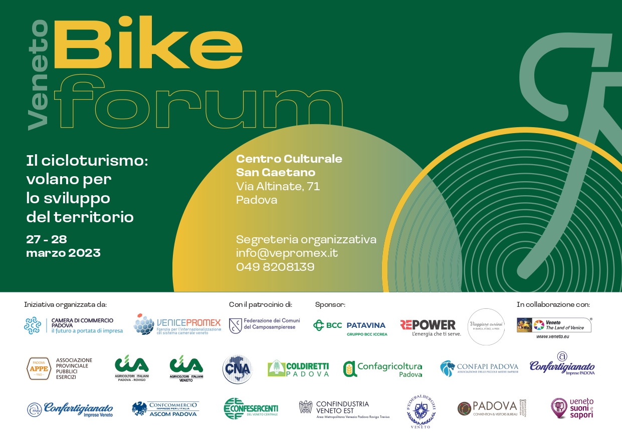 Veneto Bike Forum | Il cicloturismo: volano per lo sviluppo del territorio